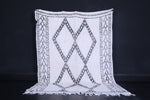 Handmade trellis berber rug 5.8 X 8.4 Feet