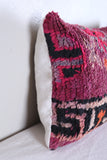 Two moroccan handwoven rug pillows