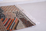 Moroccan handwoven kilim 3.6 FT X 3.6 FT