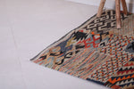 Moroccan handwoven kilim 3.6 FT X 3.6 FT