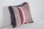 Moroccan shag rug pillow 15.3 INCHES X 18.8 INCHES