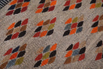 Moroccan handwoven kilim 3.6 FT X 3.6 FT