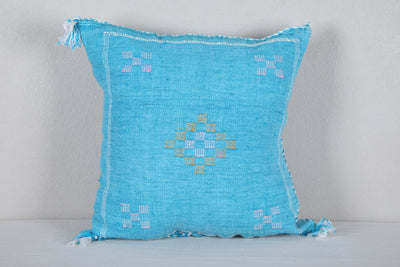 Moroccan blue sky Pillow 18.5 INCHES X 18.5 INCHES