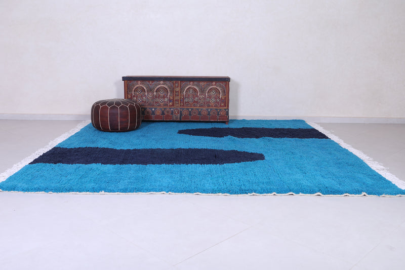 Contemporary Sky Rug - Moroccan Area Rug - Handmade Berber Rug - Custom Rug - custom moroccan rugs