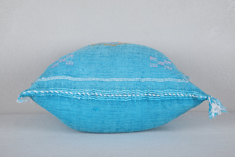 Moroccan blue sky Pillow 18.5 INCHES X 18.5 INCHES