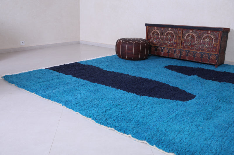 Contemporary Sky Rug - Moroccan Area Rug - Handmade Berber Rug - Custom Rug - custom moroccan rugs