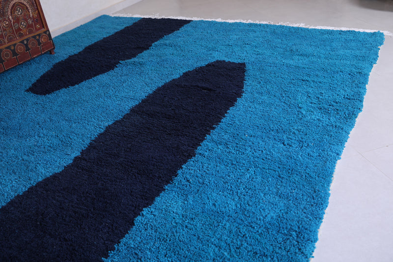 Contemporary Sky Rug - Moroccan Area Rug - Handmade Berber Rug - Custom Rug - custom moroccan rugs