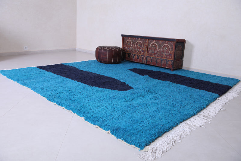 Contemporary Sky Rug - Moroccan Area Rug - Handmade Berber Rug - Custom Rug - custom moroccan rugs