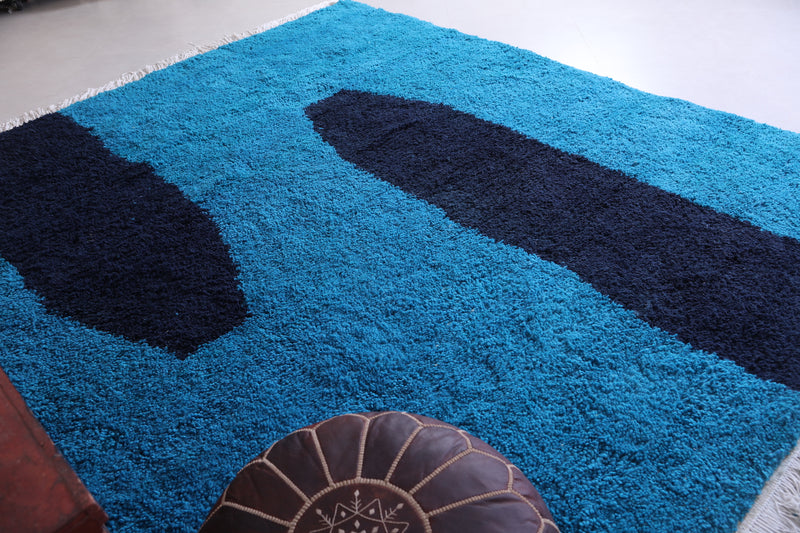 Contemporary Sky Rug - Moroccan Area Rug - Handmade Berber Rug - Custom Rug - custom moroccan rugs