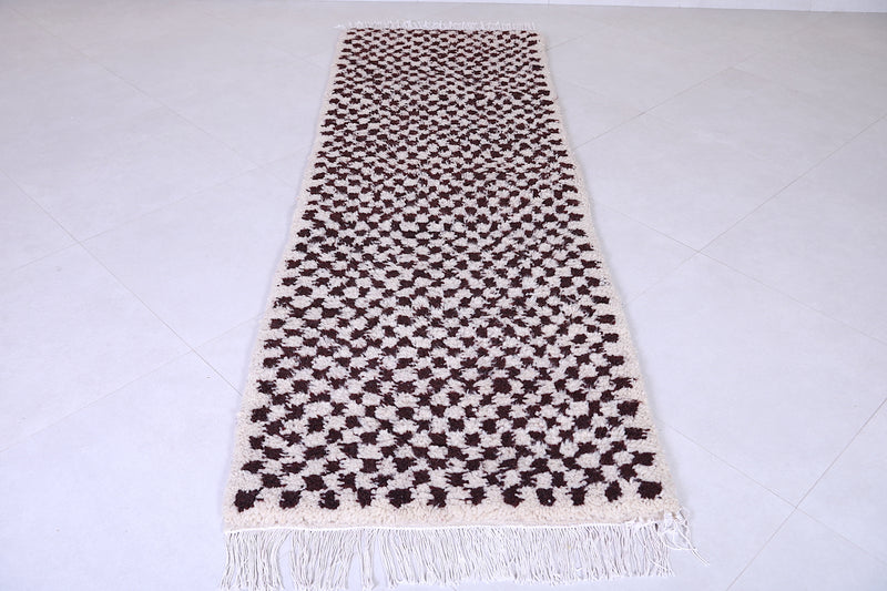 Runner Moroccan Rug - Custom Checkered rug