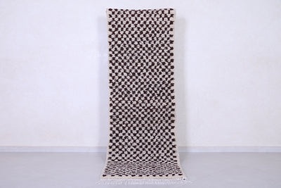 Runner Moroccan Rug - Custom Checkered rug