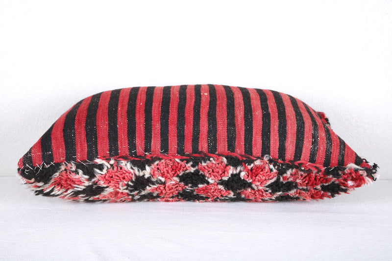 Moroccan rug shag pillow 15.7 INCHES X 25.9 INCHES