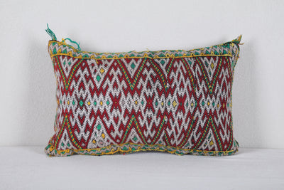 Moroccan Kilim Pillow 12.9 INCHES X 19.2 INCHES