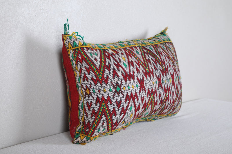 Moroccan Kilim Pillow 12.9 INCHES X 19.2 INCHES