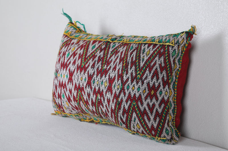 Moroccan Kilim Pillow 12.9 INCHES X 19.2 INCHES