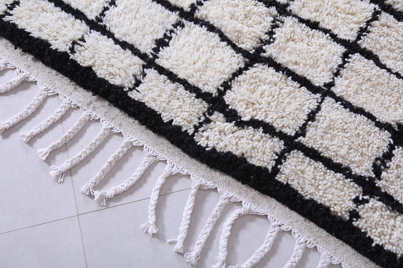 Custom berber area rug - Handmade moroccan plaid carpet