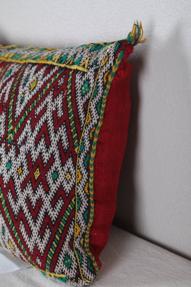 Moroccan Kilim Pillow 12.9 INCHES X 19.2 INCHES