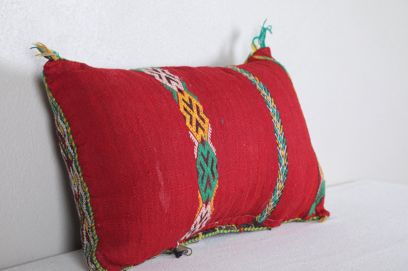 Moroccan Kilim Pillow 12.9 INCHES X 19.2 INCHES