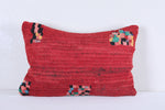 Two moroccan handwoven rug pillows