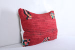 Two moroccan handwoven rug pillows