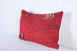 Two moroccan handwoven rug pillows