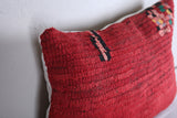 Two moroccan handwoven rug pillows