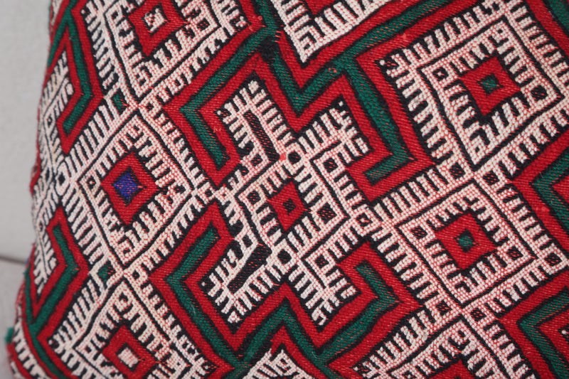 Red kilim pillow 14.1 INCHES X 18.1 INCHES