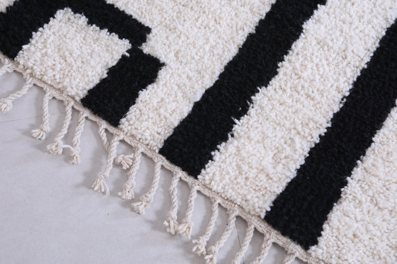 Black and white Rug - Handmade Berber Rug - Custom area rug