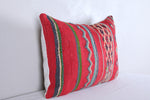 Two moroccan handwoven rug pillows