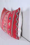 Two moroccan handwoven rug pillows