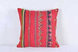 Two moroccan handwoven rug pillows