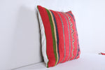 Two moroccan handwoven rug pillows