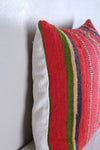 Two moroccan handwoven rug pillows