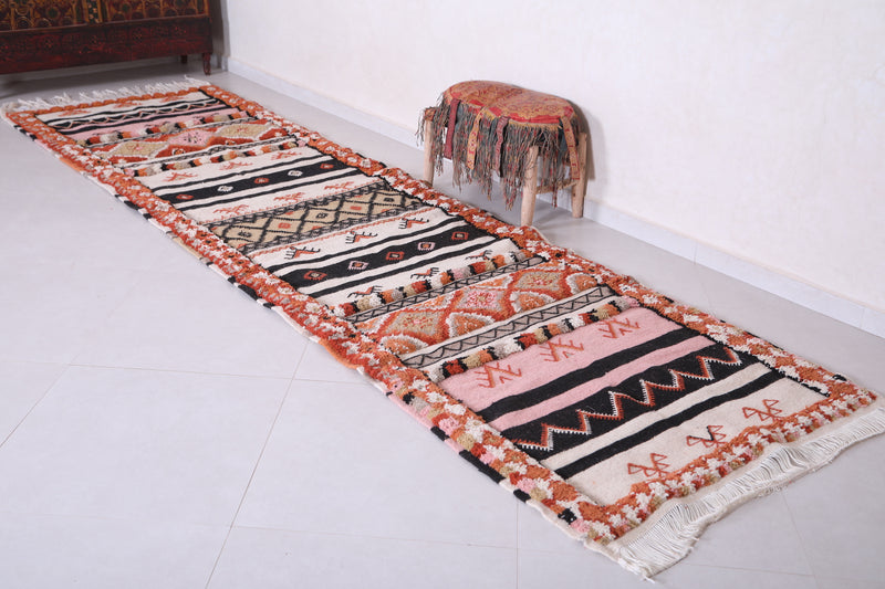 Runner moroccan rug, custom handmade carpet