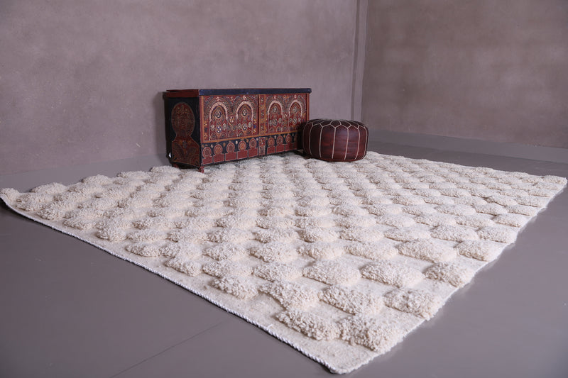 Custom Moroccan Checkered rug - Handmade Berber rug - custom moroccan rugs