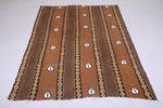 Vintage african handwoven fabric 5 FT X 6.5 FT