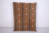 Vintage african handwoven fabric 5 FT X 6.5 FT