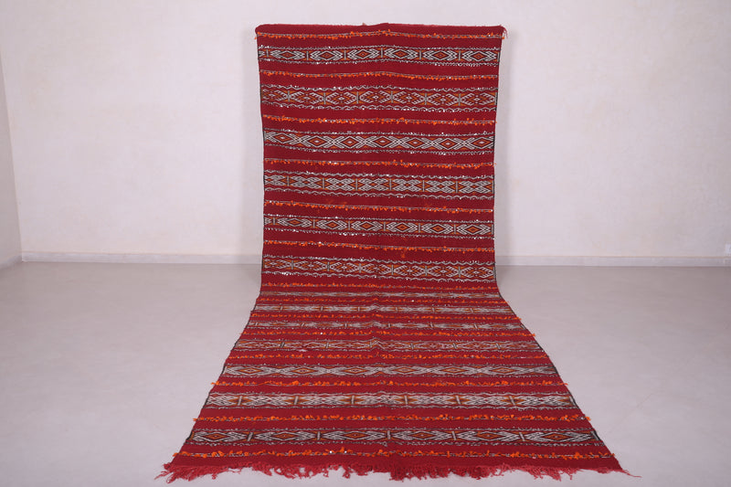 Long Moroccan rug 5.6 FT X 13.9 FT