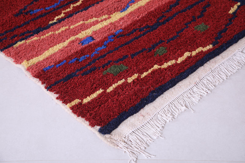 Moroccan red rug - Moroccan Rug - Hand Knotted Rug - Custom Rug