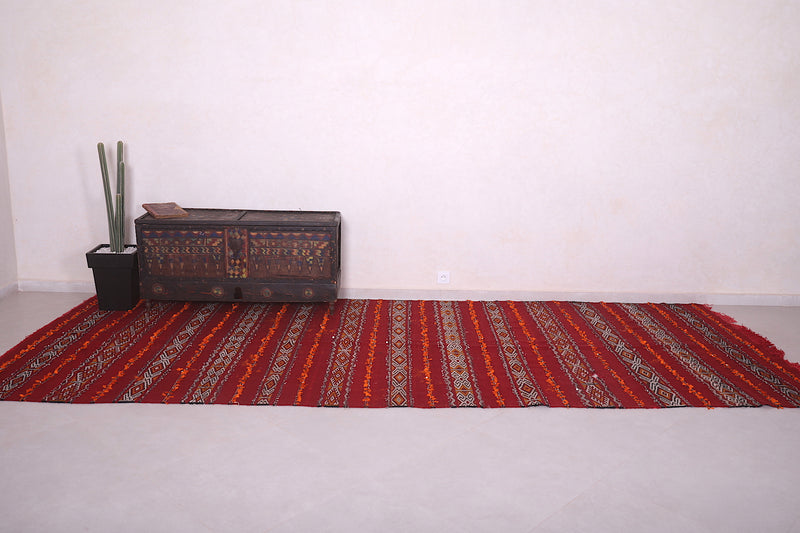 Long Moroccan rug 5.6 FT X 13.9 FT