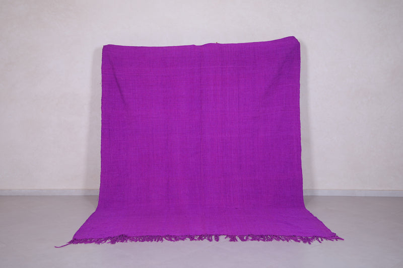 Moroccan Rug Purple - Flat Woven Berber Rug - Custom Rug