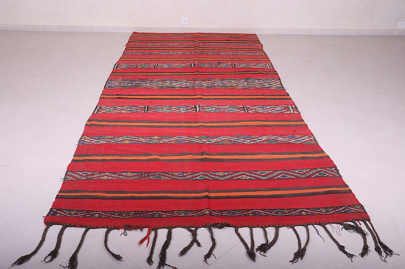 Long Moroccan Kilim 5.5 FT X 13.2 FT