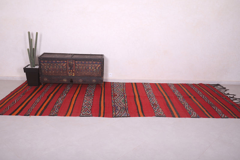 Long Moroccan Kilim 5.5 FT X 13.2 FT