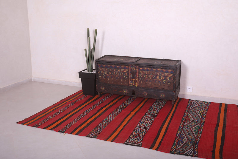 Long Moroccan Kilim 5.5 FT X 13.2 FT