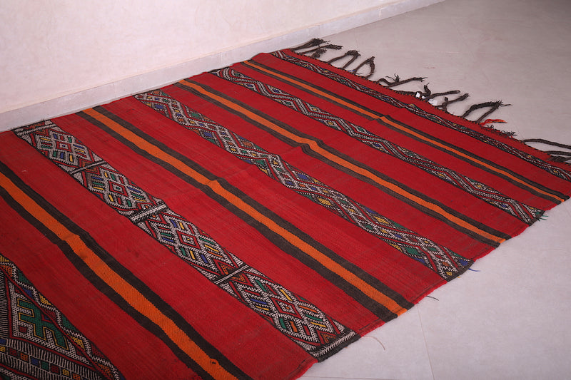 Long Moroccan Kilim 5.5 FT X 13.2 FT