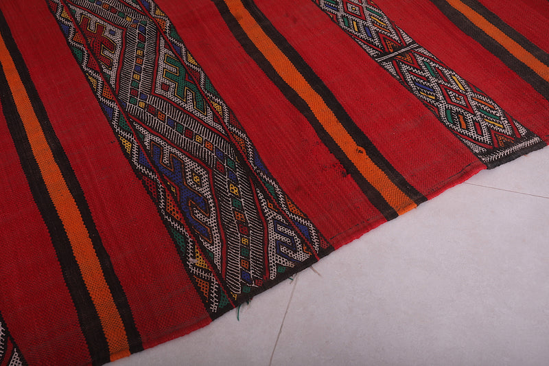 Long Moroccan Kilim 5.5 FT X 13.2 FT