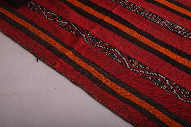 Long Moroccan Kilim 5.5 FT X 13.2 FT