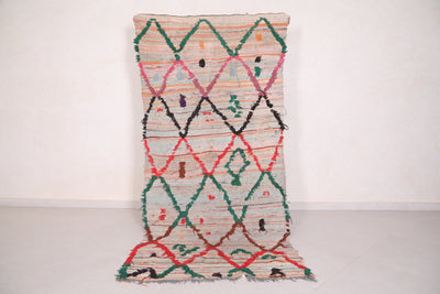 Amazing Moroccan Runner Rug 3.8 X 8.1 Feet