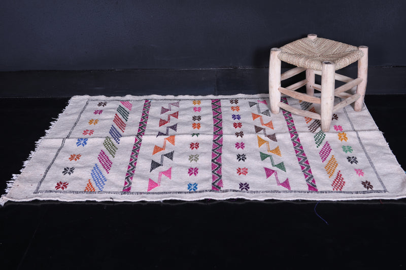 Handwoven kilim 3.2 FT X 5 FT