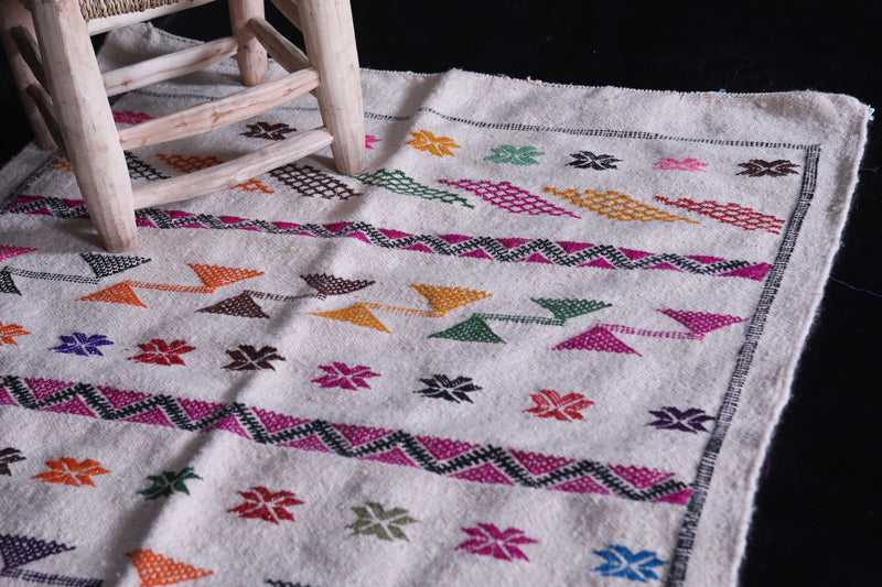 Handwoven kilim 3.2 FT X 5 FT